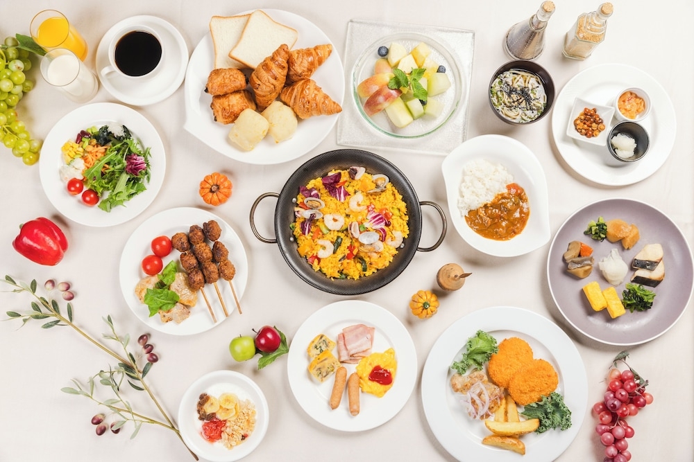 뷔페 아침 식사