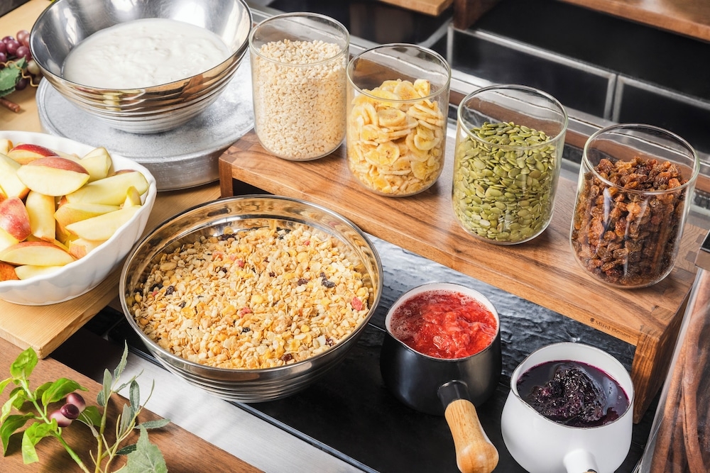 뷔페 아침 식사