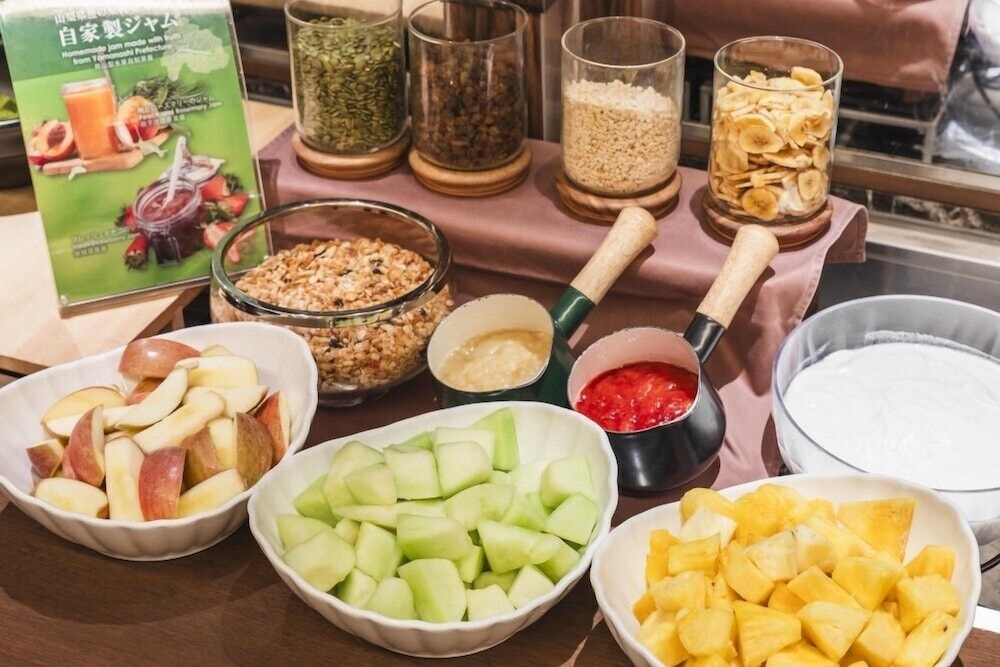 뷔페 아침 식사