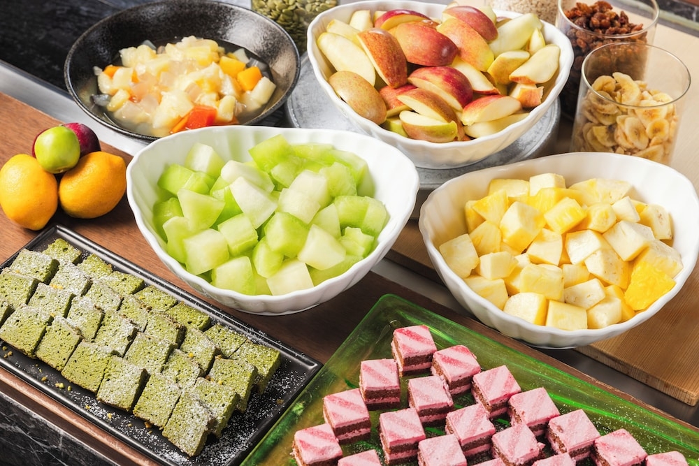 뷔페 아침 식사