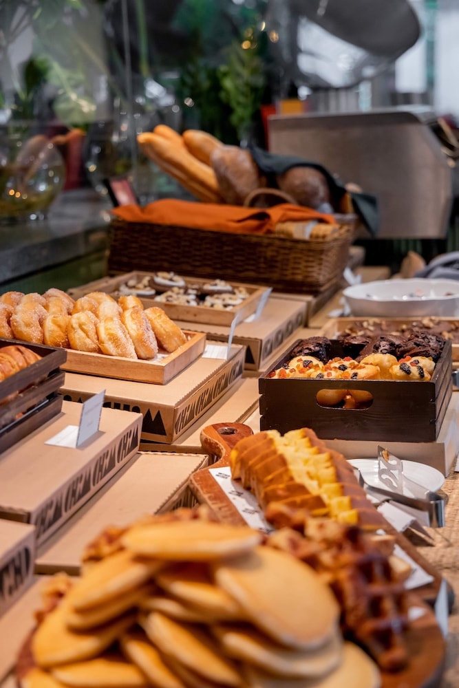 뷔페 아침 식사