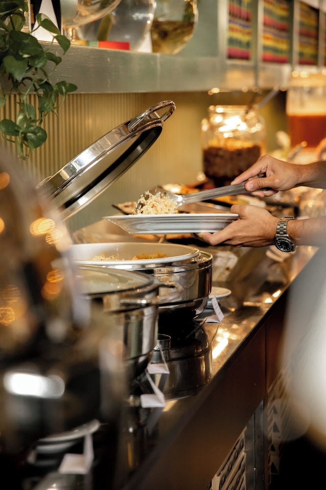 뷔페 아침 식사