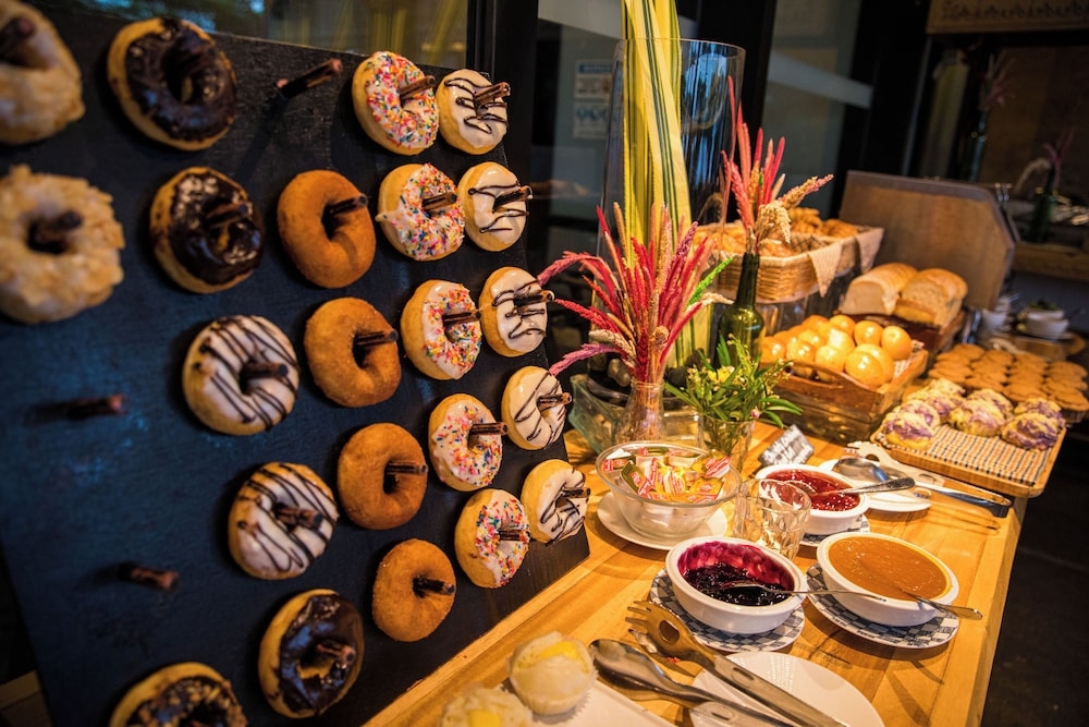 뷔페 아침 식사