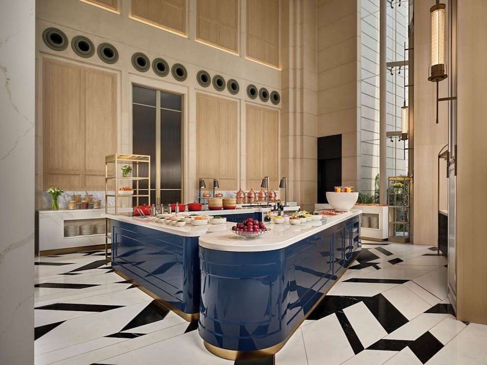 뷔페 아침 식사