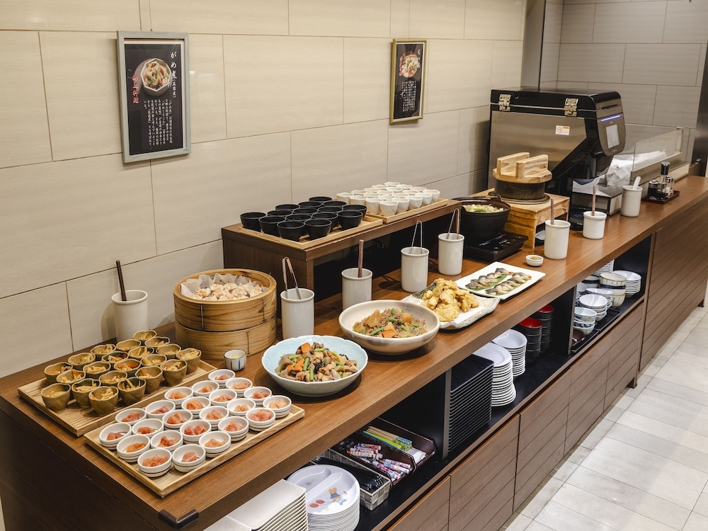 뷔페 아침 식사