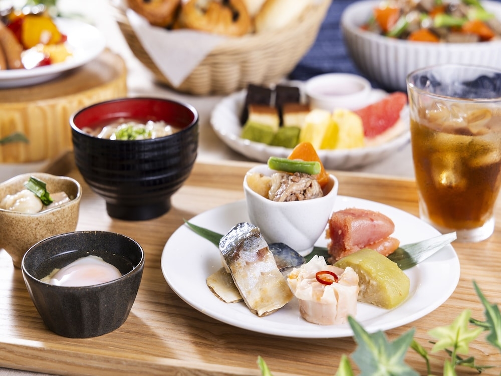 뷔페 아침 식사