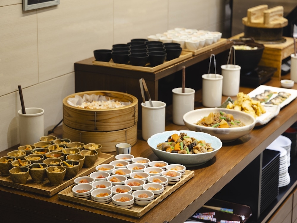 뷔페 아침 식사