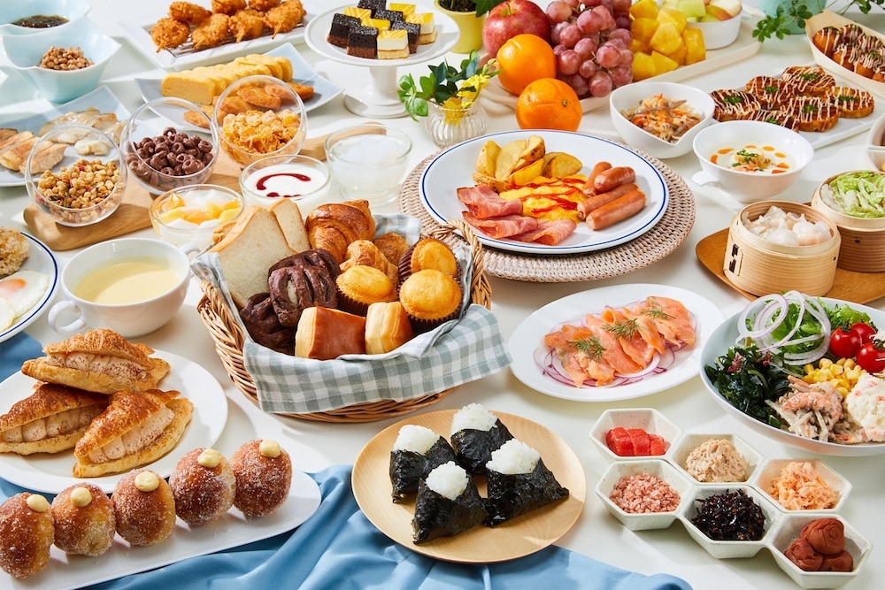 뷔페 아침 식사