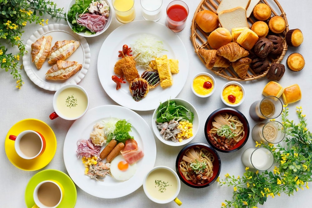 뷔페 아침 식사