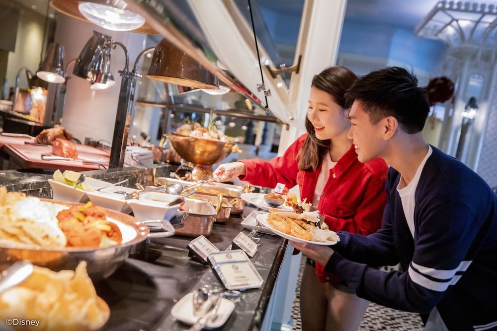 뷔페 아침 식사