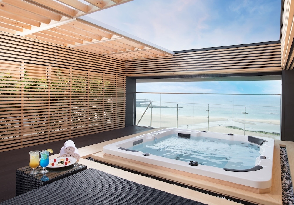 야외 스파 욕조