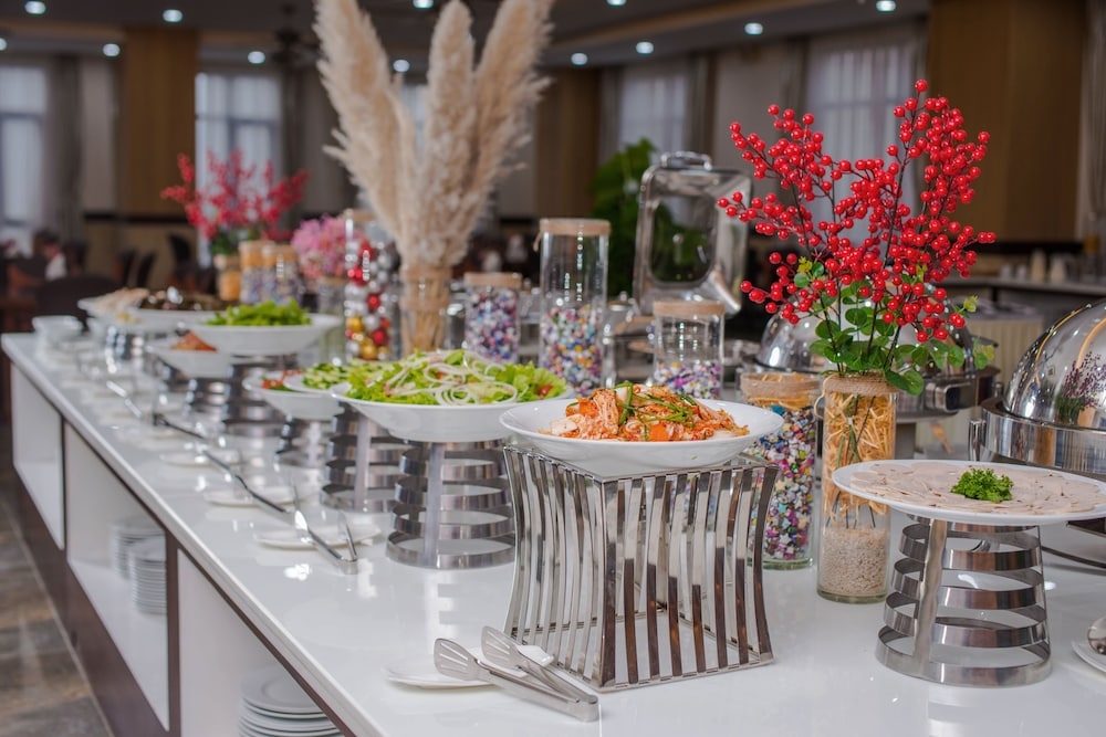 뷔페 아침 식사