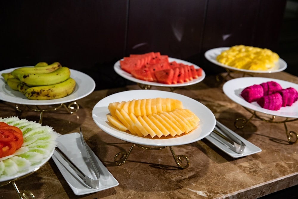 뷔페 아침 식사