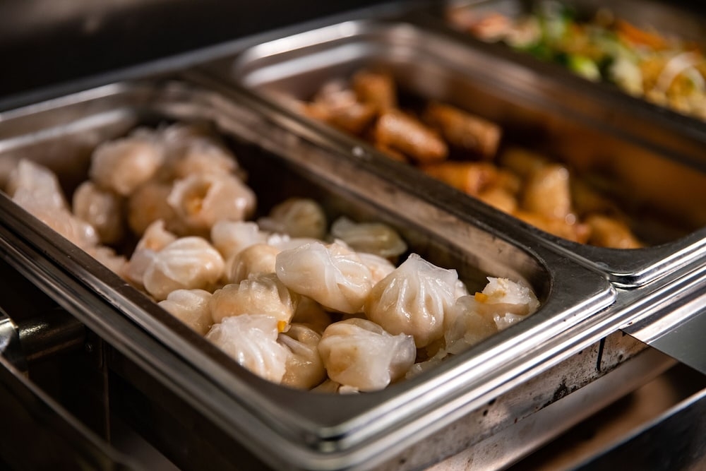 뷔페 아침 식사