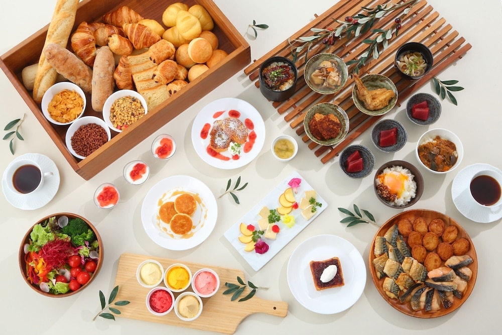 뷔페 아침 식사