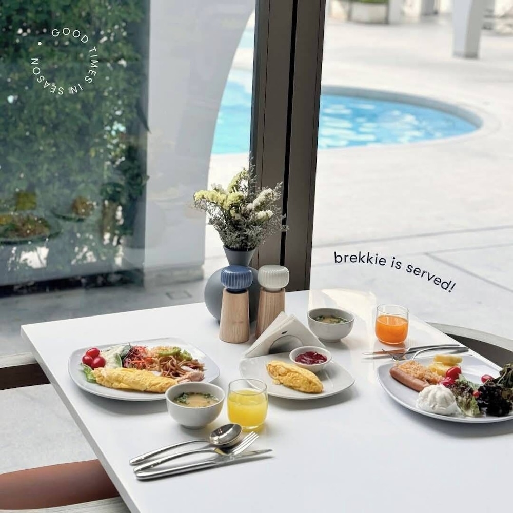 뷔페 아침 식사