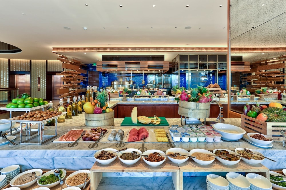 뷔페 아침 식사