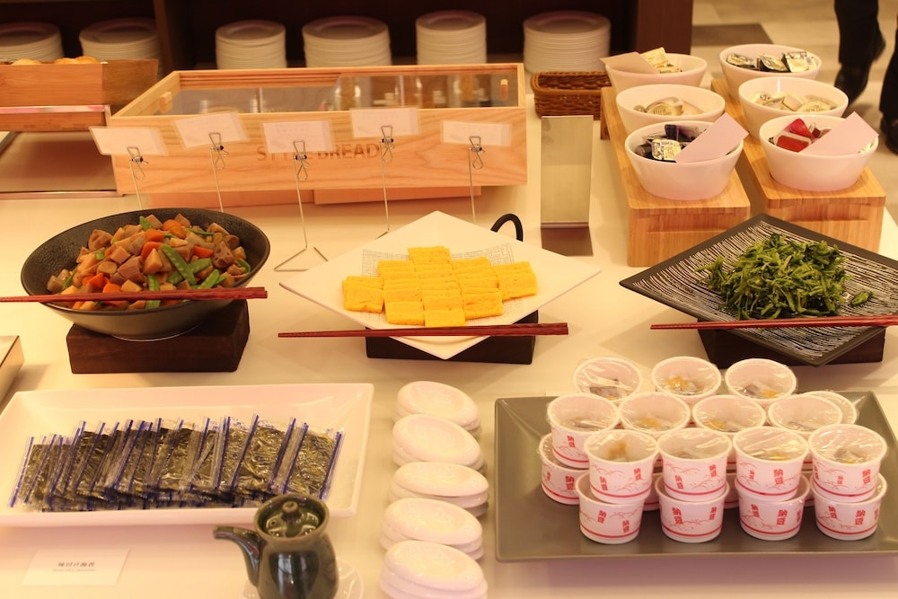 뷔페 아침 식사