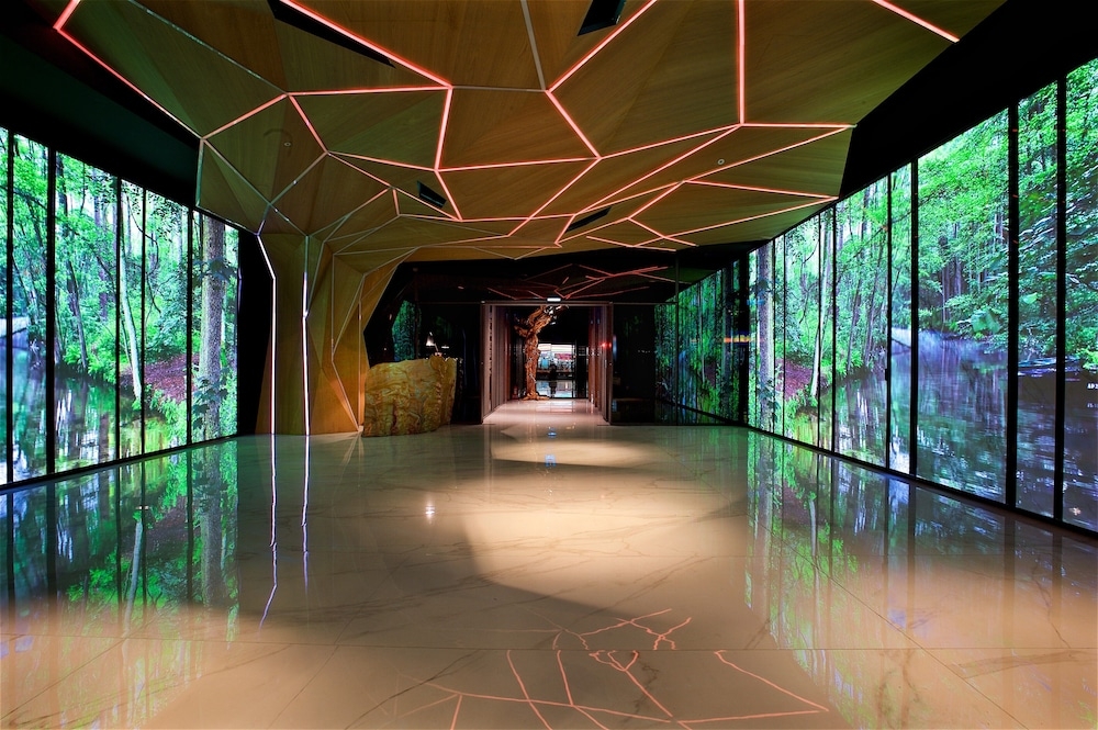 숙박 시설 입구