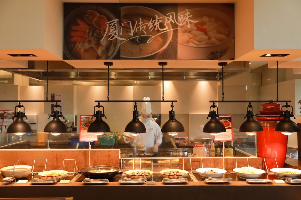 뷔페 아침 식사