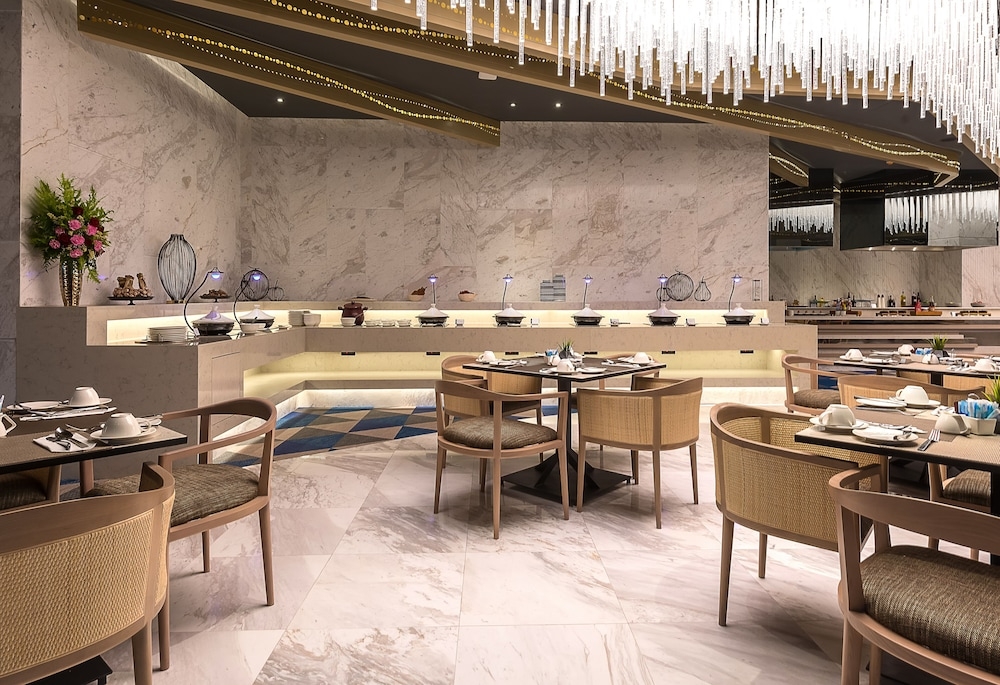 뷔페 아침 식사