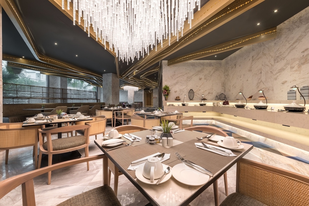 뷔페 아침 식사