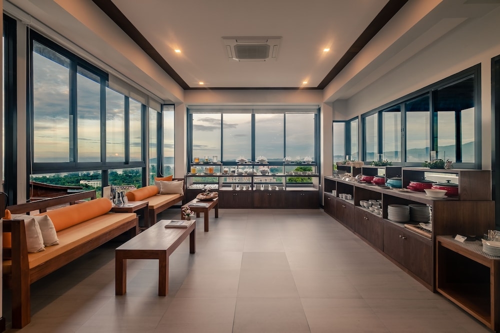 뷔페 아침 식사