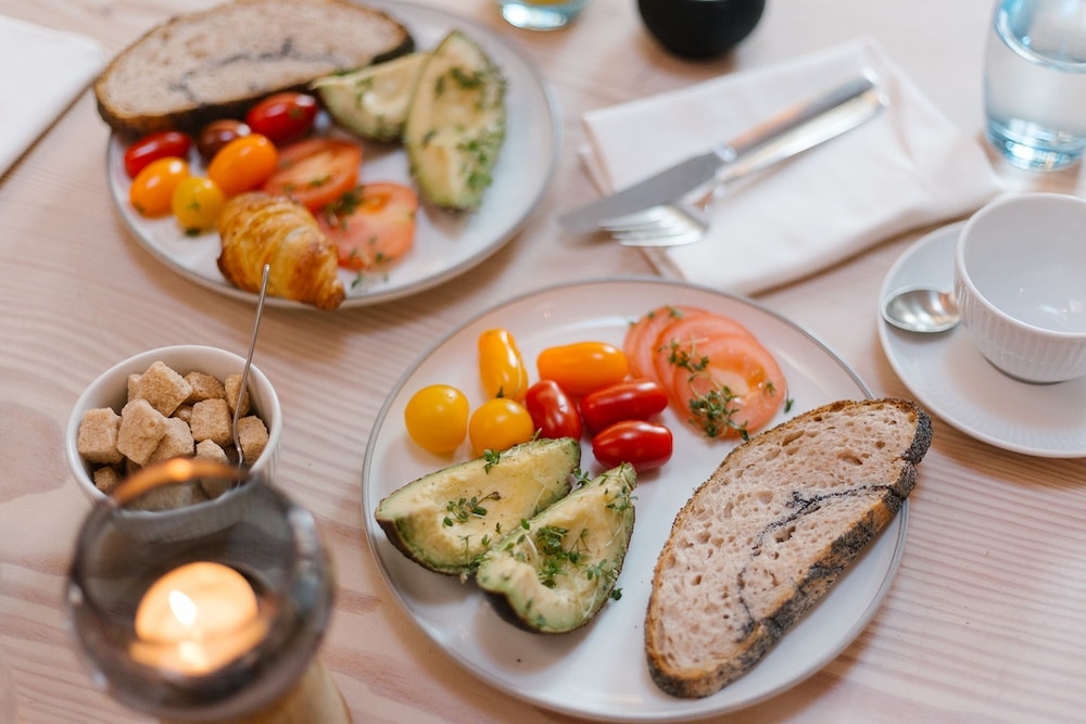 뷔페 아침 식사