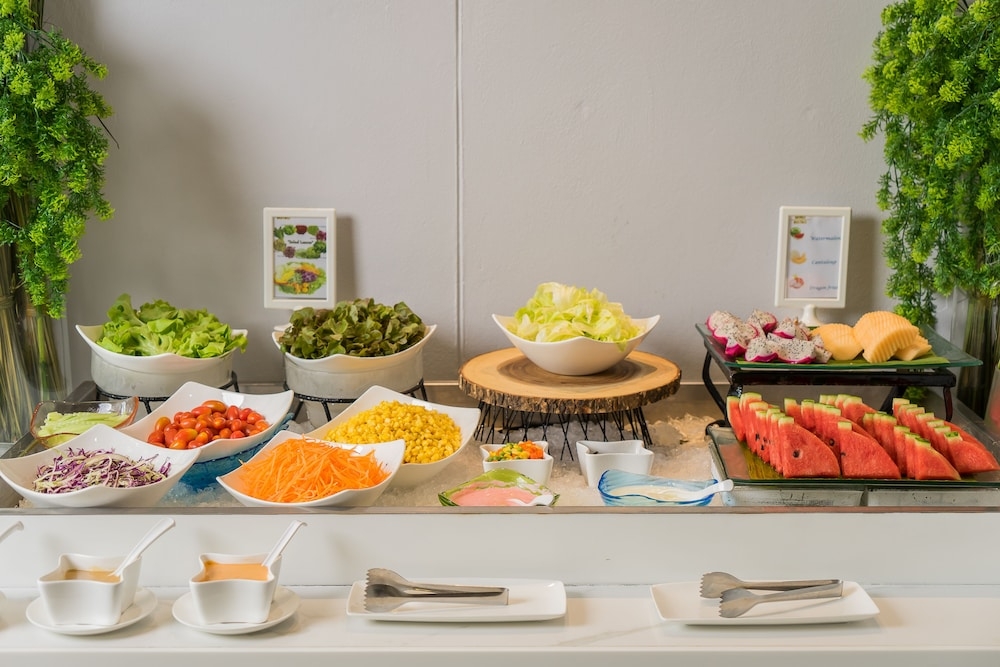 뷔페 아침 식사