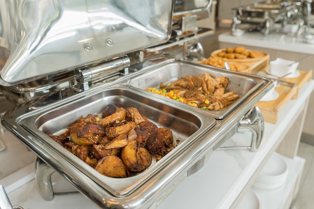 뷔페 아침 식사