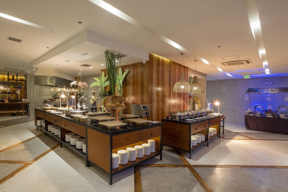 뷔페 아침 식사