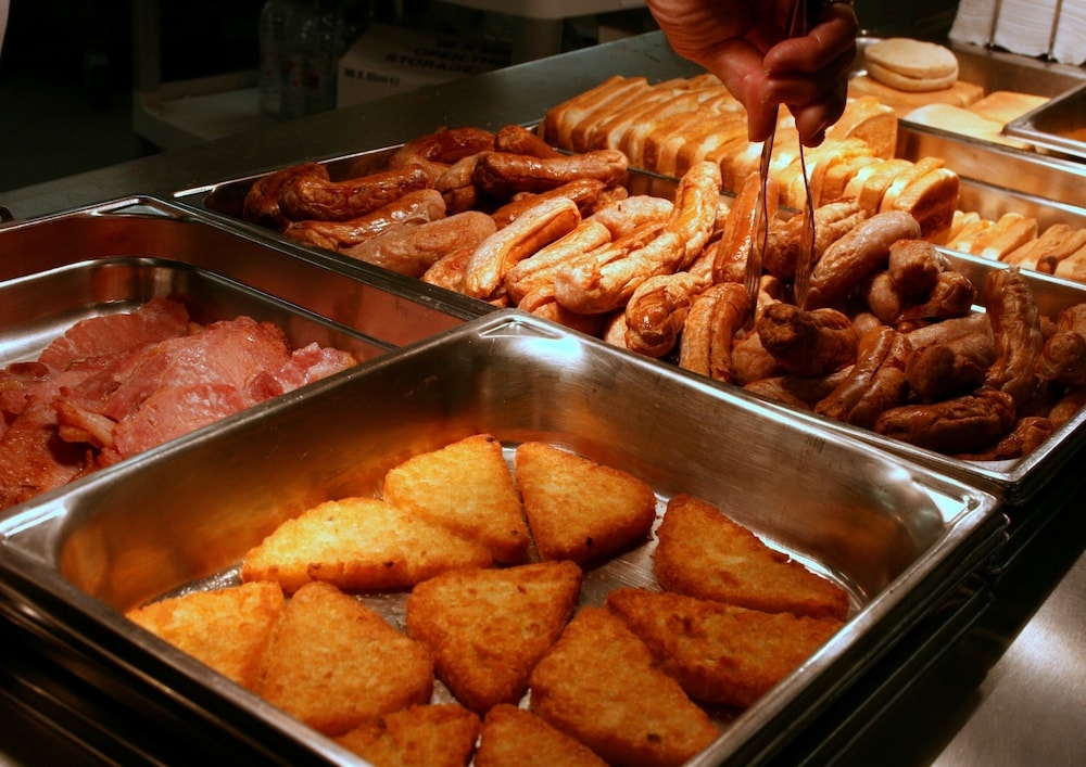 뷔페 아침 식사