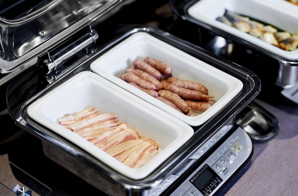 뷔페 아침 식사