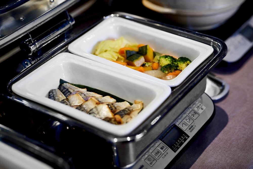 뷔페 아침 식사