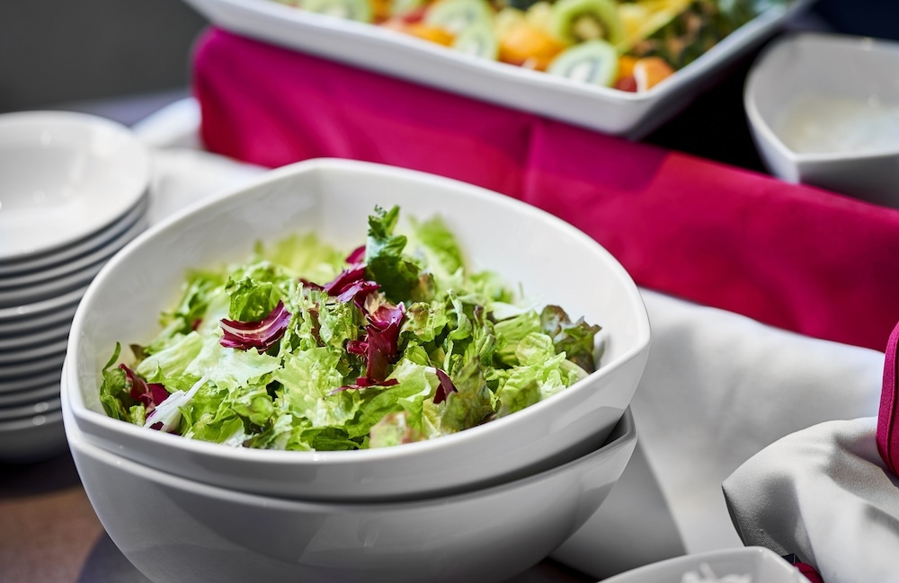 뷔페 아침 식사