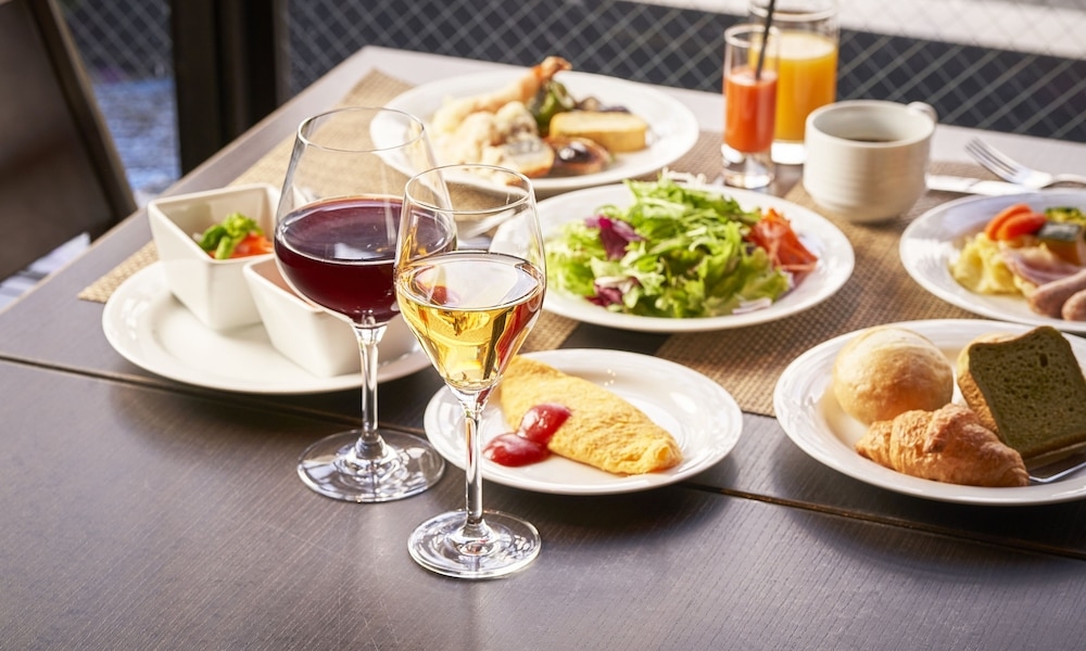 뷔페 아침 식사