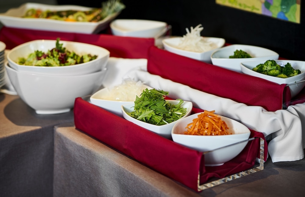 뷔페 아침 식사