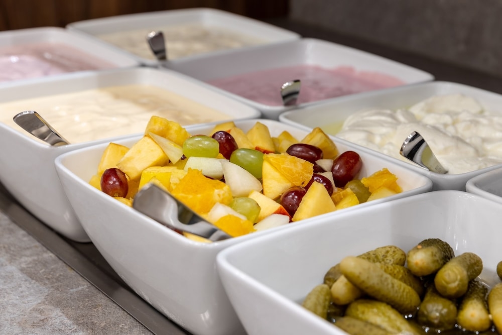 뷔페 아침 식사