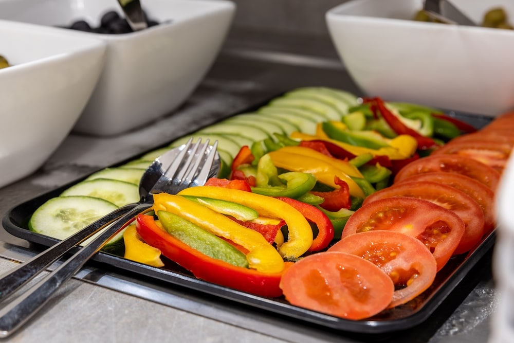 뷔페 아침 식사