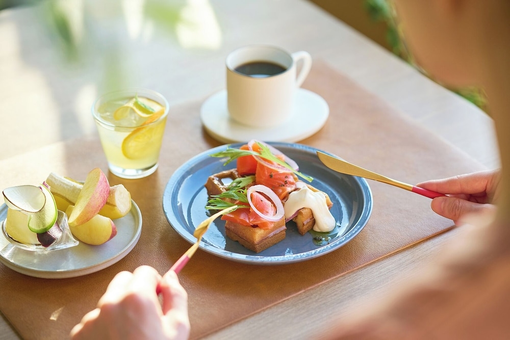 뷔페 아침 식사