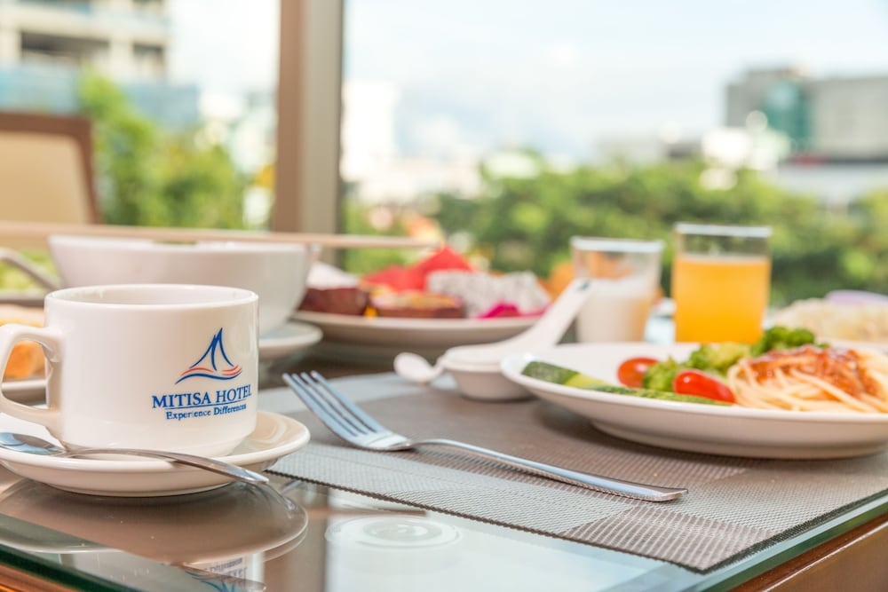 뷔페 아침 식사