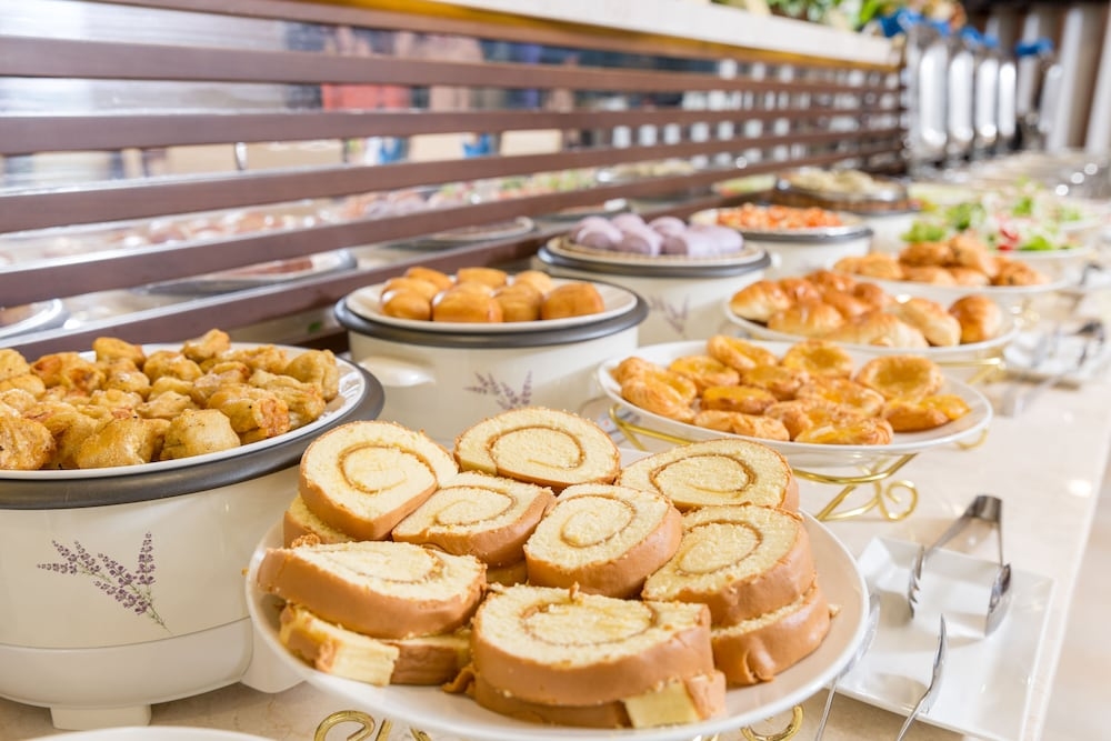 뷔페 아침 식사