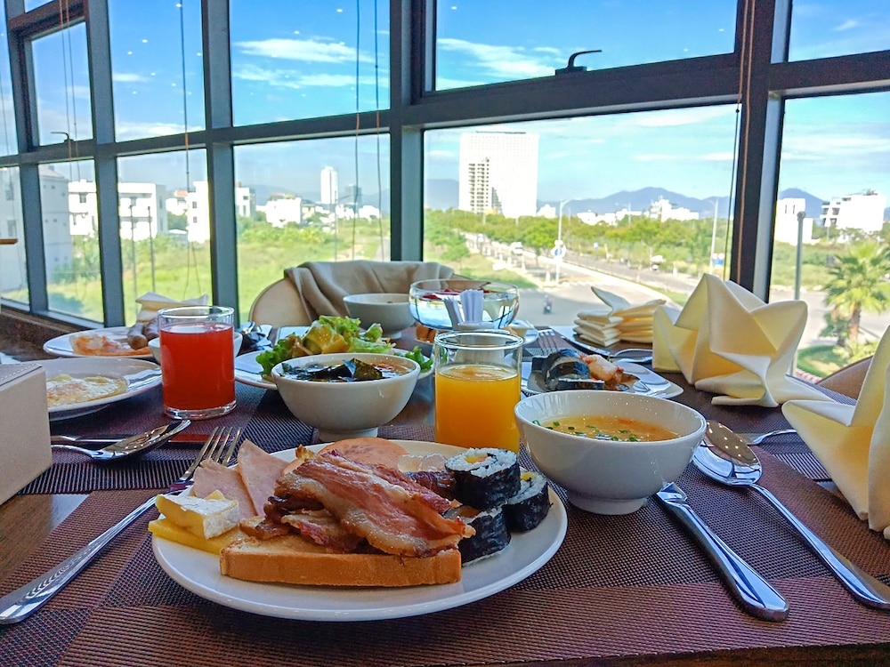 뷔페 아침 식사