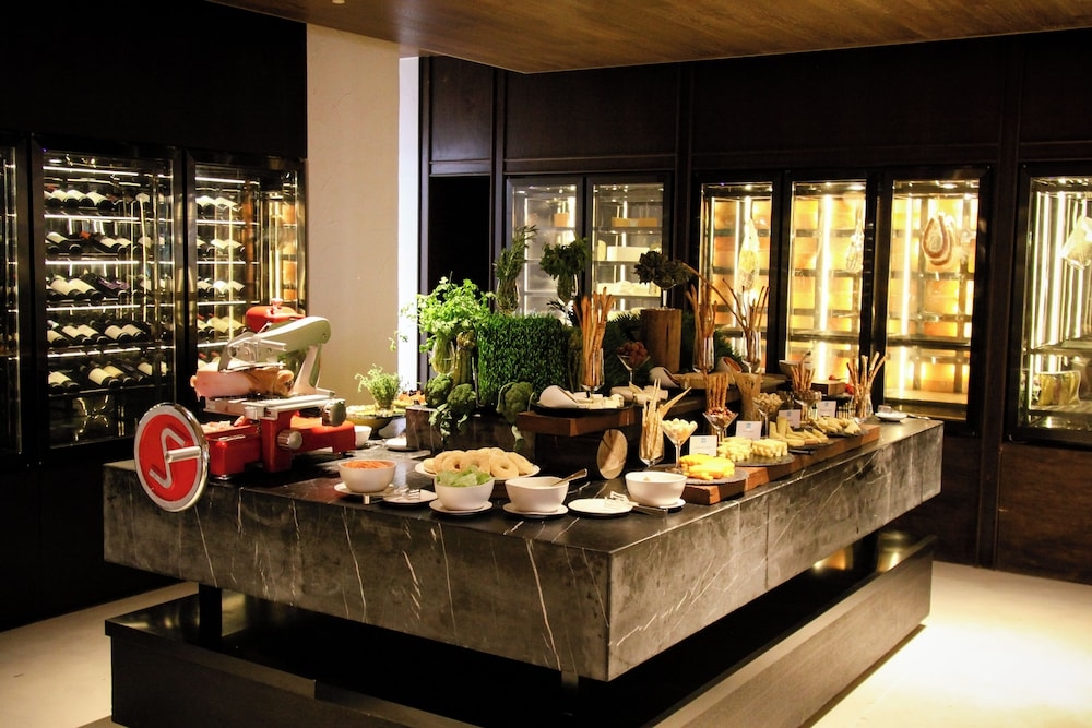 뷔페 아침 식사