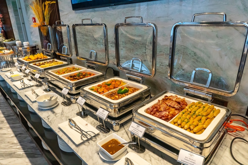 뷔페 아침 식사