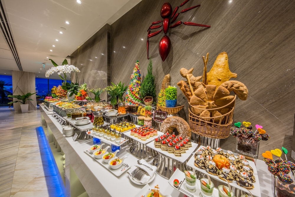 뷔페 아침 식사