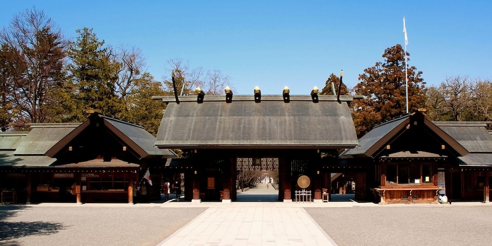 숙박 시설에서 보는 주변 전망