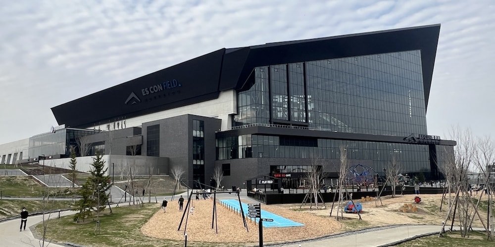 숙박 시설에서 보는 주변 전망