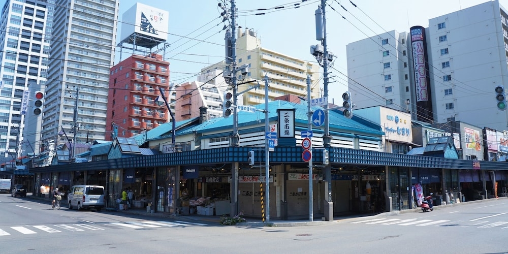 숙박 시설에서 보는 주변 전망