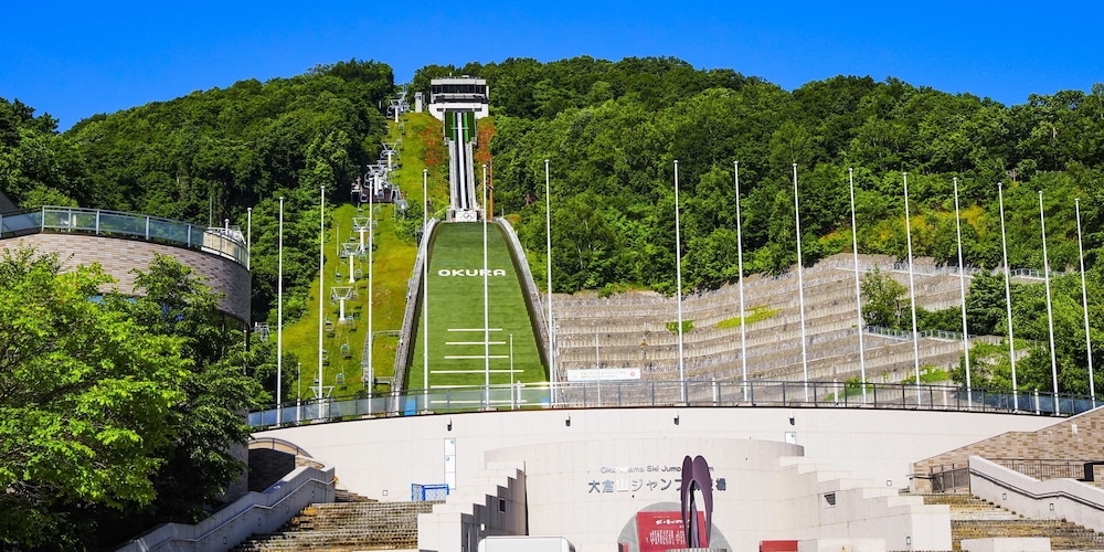 숙박 시설에서 보는 주변 전망